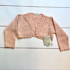 Light pink shrug